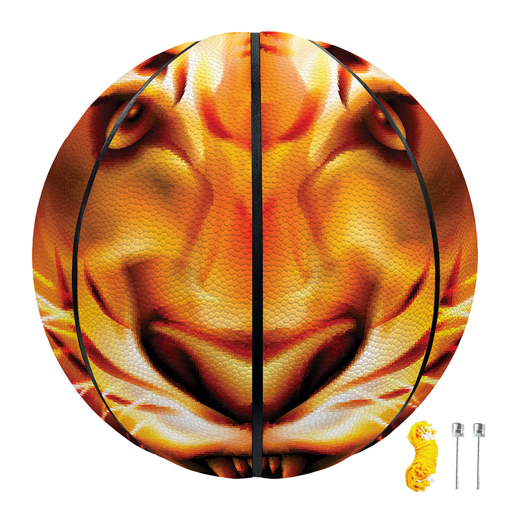 Flame Tiger Print Basketball
