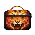 Flame Tiger Print Briefcase Bible Bag