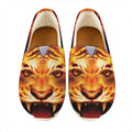 Flame Tiger Print Casual Shoes