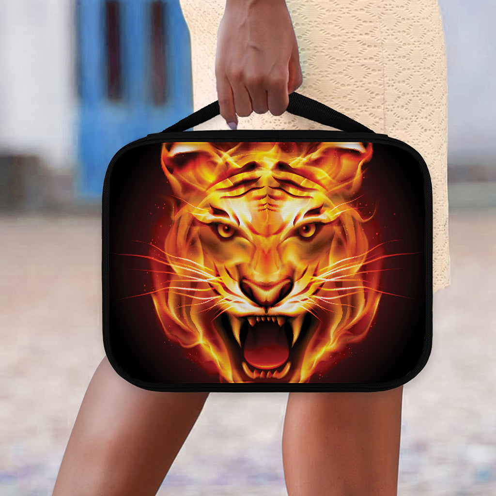 Flame Tiger Print Classic Bible Case