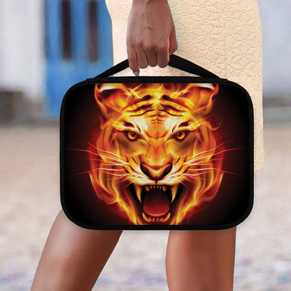 Flame Tiger Print Classic Bible Case