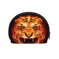 Flame Tiger Print Coin Purse