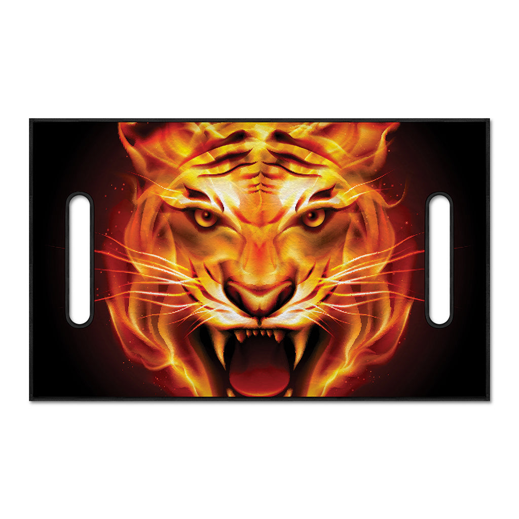 Flame Tiger Print Golf Cart Seat Cover