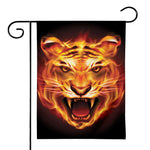 Flame Tiger Print House Flag