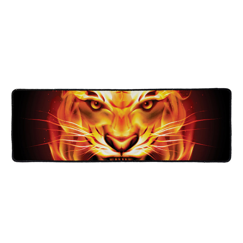 Flame Tiger Print Long Kitchen Mat
