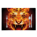 Flame Tiger Print Placemat