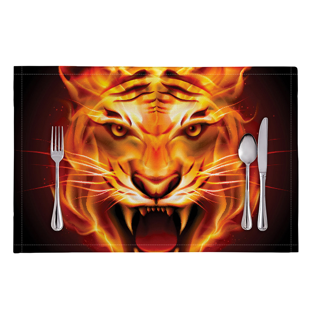 Flame Tiger Print Placemat