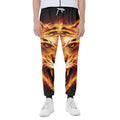 Flame Tiger Print Joggers