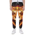 Flame Tiger Print Scuba Joggers