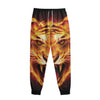Flame Tiger Print Sweatpants