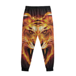 Flame Tiger Print Sweatpants