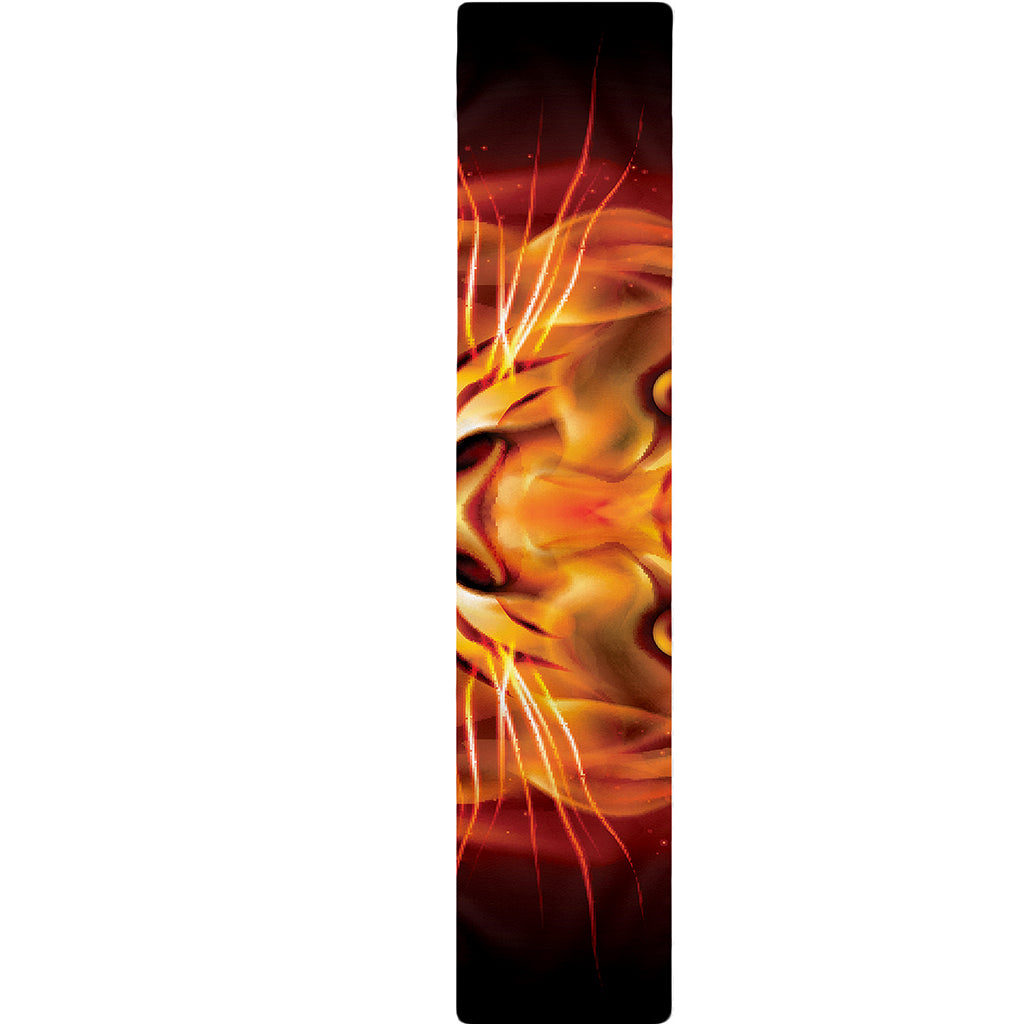Flame Tiger Print Table Runner