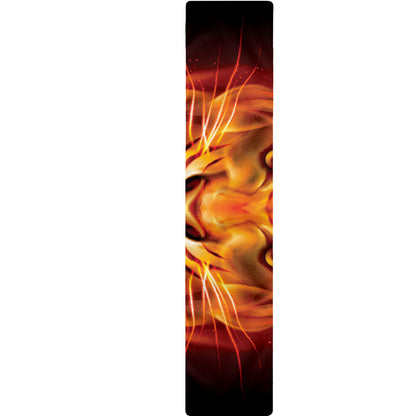 Flame Tiger Print Table Runner