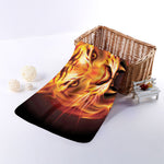 Flame Tiger Print Towel