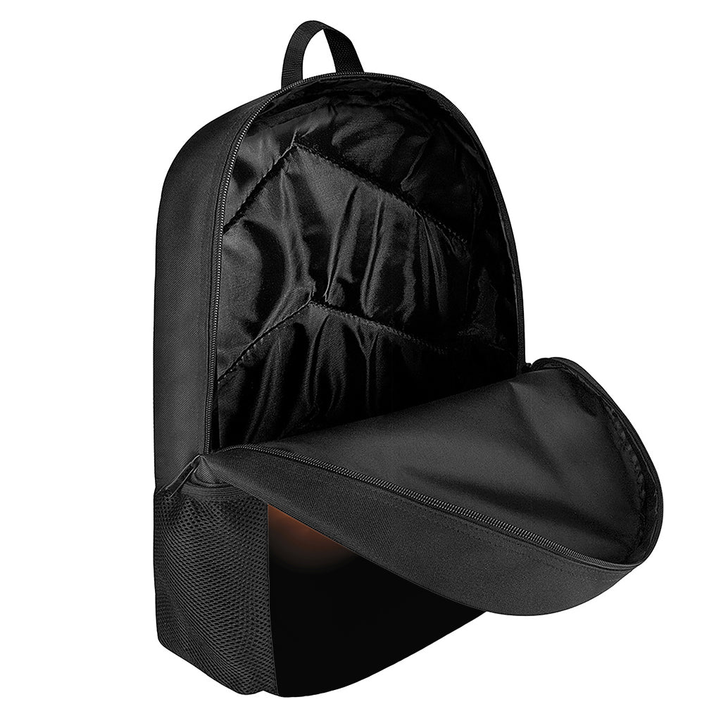 Flame Wings Print 17 Inch Backpack