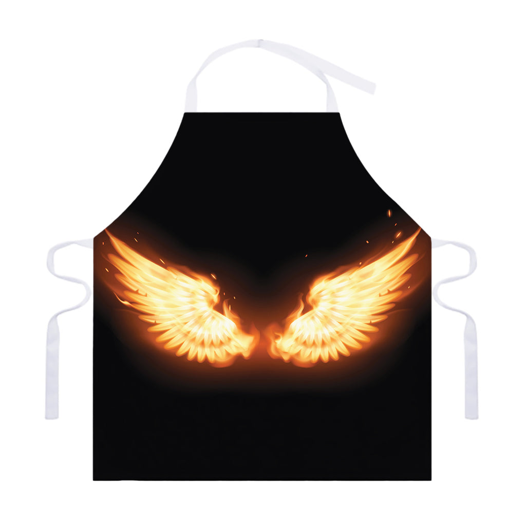 Flame Wings Print Adjustable Apron