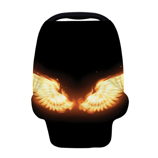 Flame Wings Print Baby Seat Cover