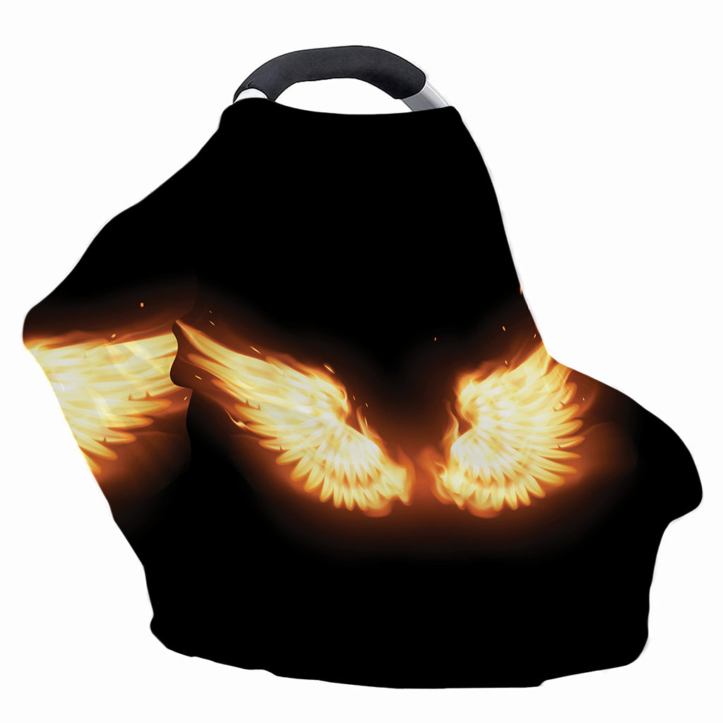 Flame Wings Print Baby Seat Cover