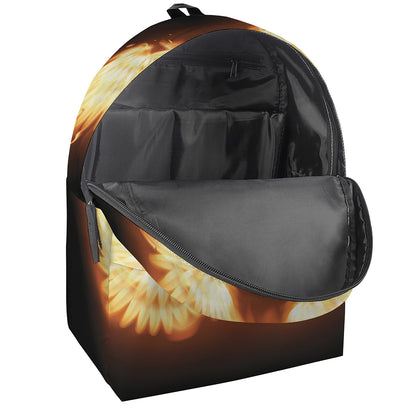 Flame Wings Print Backpack