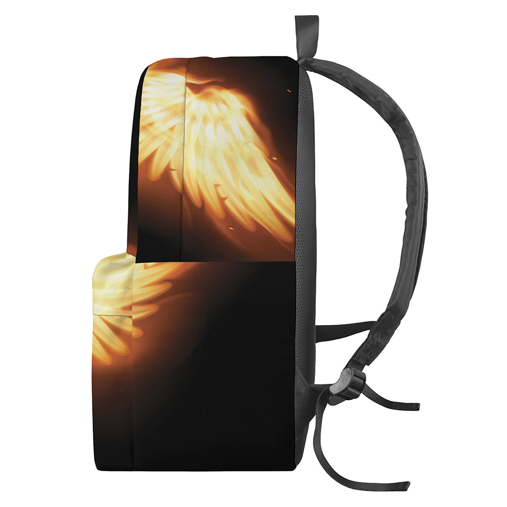 Flame Wings Print Backpack