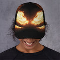 Flame Wings Print Baseball Cap