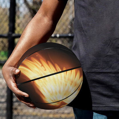 Flame Wings Print Basketball