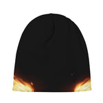 Flame Wings Print Beanie
