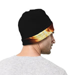Flame Wings Print Beanie
