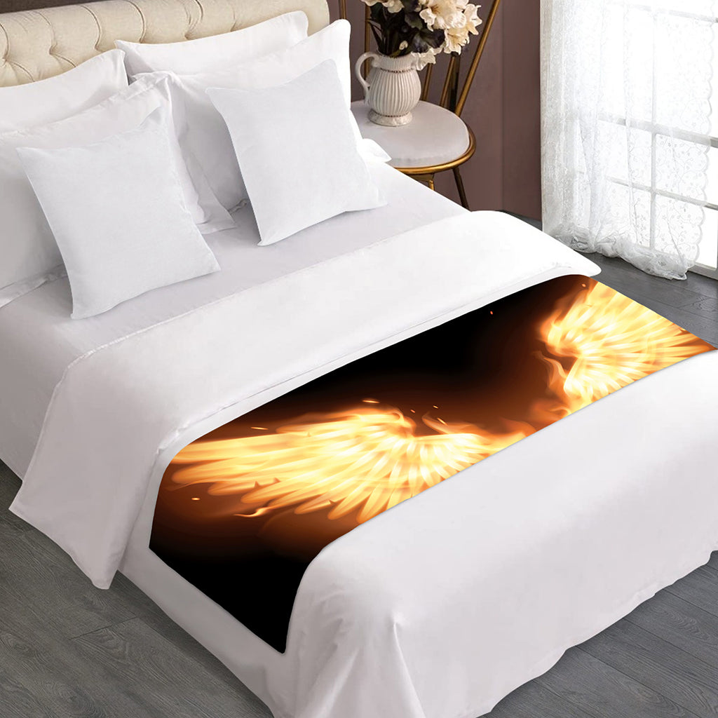 Flame Wings Print Bed Runner