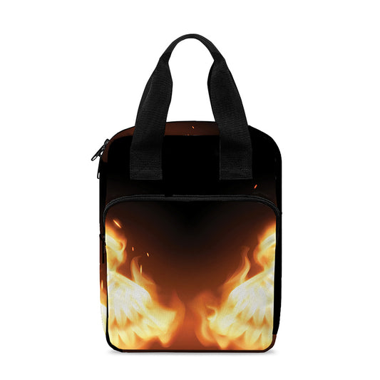 Flame Wings Print Bible Tote Bag