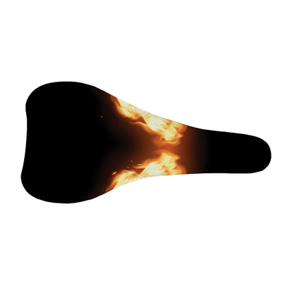 Flame Wings Print Bicycle Seat Cover