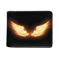 Flame Wings Print Bifold Wallet