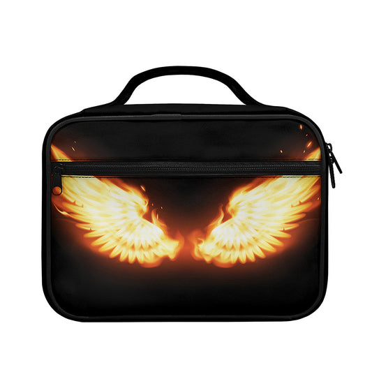 Flame Wings Print Briefcase Bible Bag
