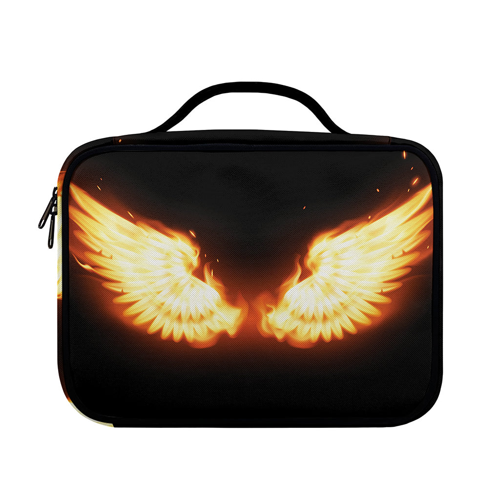 Flame Wings Print Briefcase Bible Bag