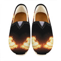 Flame Wings Print Casual Shoes
