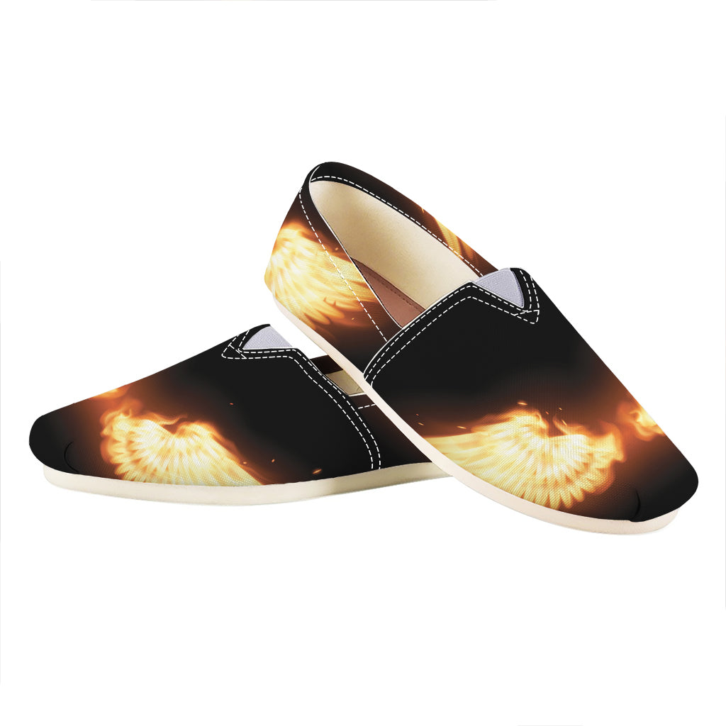 Flame Wings Print Casual Shoes