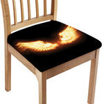 Flame Wings Print Chair Cushion Cover