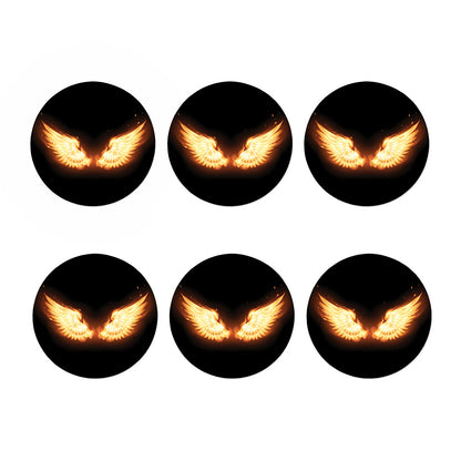 Flame Wings Print Coaster Set