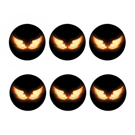 Flame Wings Print Coaster Set