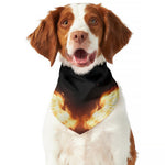 Flame Wings Print Dog Bandana