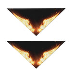 Flame Wings Print Dog Bandana