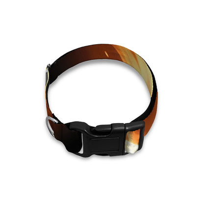 Flame Wings Print Dog Collar