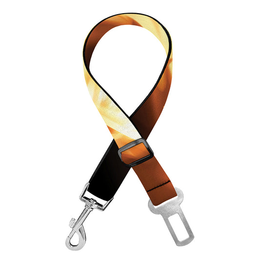 Flame Wings Print Dog Seat Belt
