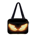 Flame Wings Print Double Strap Bible Bag