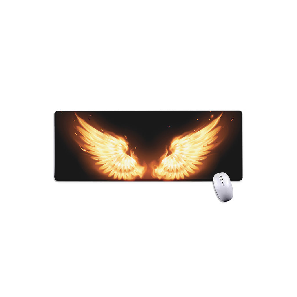 Flame Wings Print Extended Mouse Pad