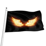 Flame Wings Print Flag