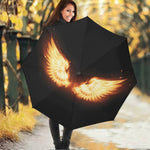 Flame Wings Print Foldable Umbrella