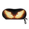 Flame Wings Print Glasses Case