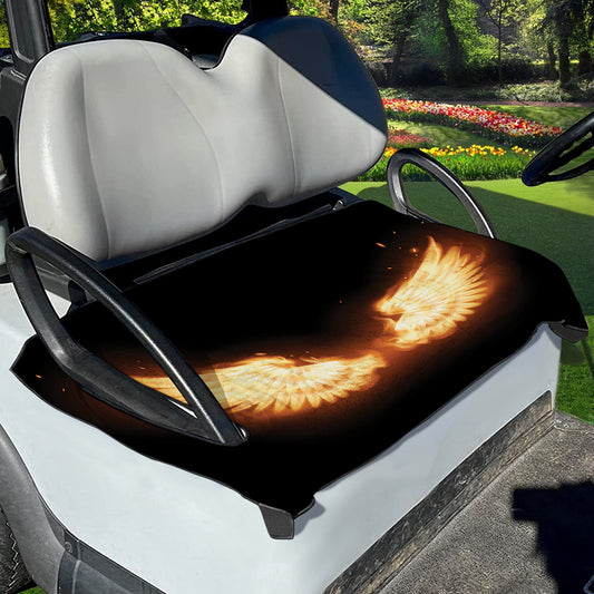 Flame Wings Print Golf Cart Seat Cover