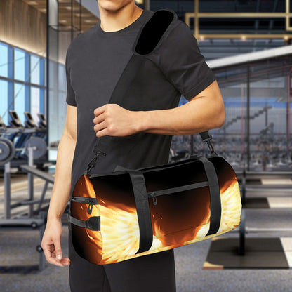 Flame Wings Print Gym Bag